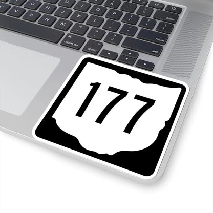 OH-177 1967 (Ohio) (Road Sign) STICKER Vinyl Kiss-Cut Decal - The Sticker Space