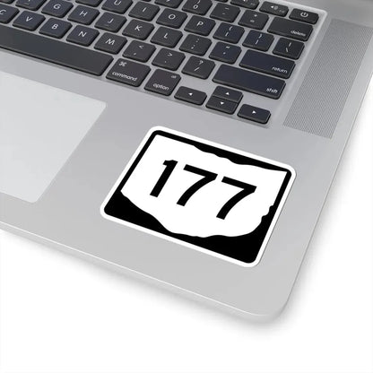 OH-177 (Ohio) (Road Sign) STICKER Vinyl Kiss-Cut Decal - The Sticker Space