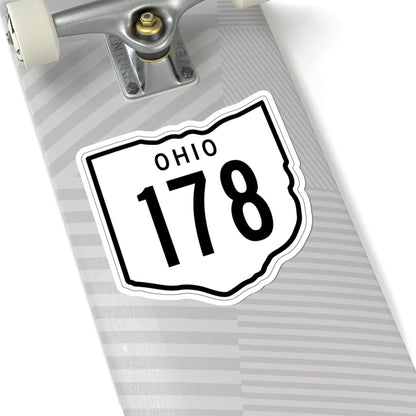 OH-178 1948 (Ohio) (Road Sign) STICKER Vinyl Kiss-Cut Decal - The Sticker Space