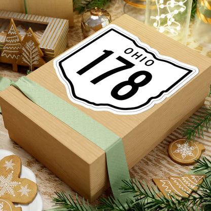 OH-178 1948 (Ohio) (Road Sign) STICKER Vinyl Kiss-Cut Decal - The Sticker Space