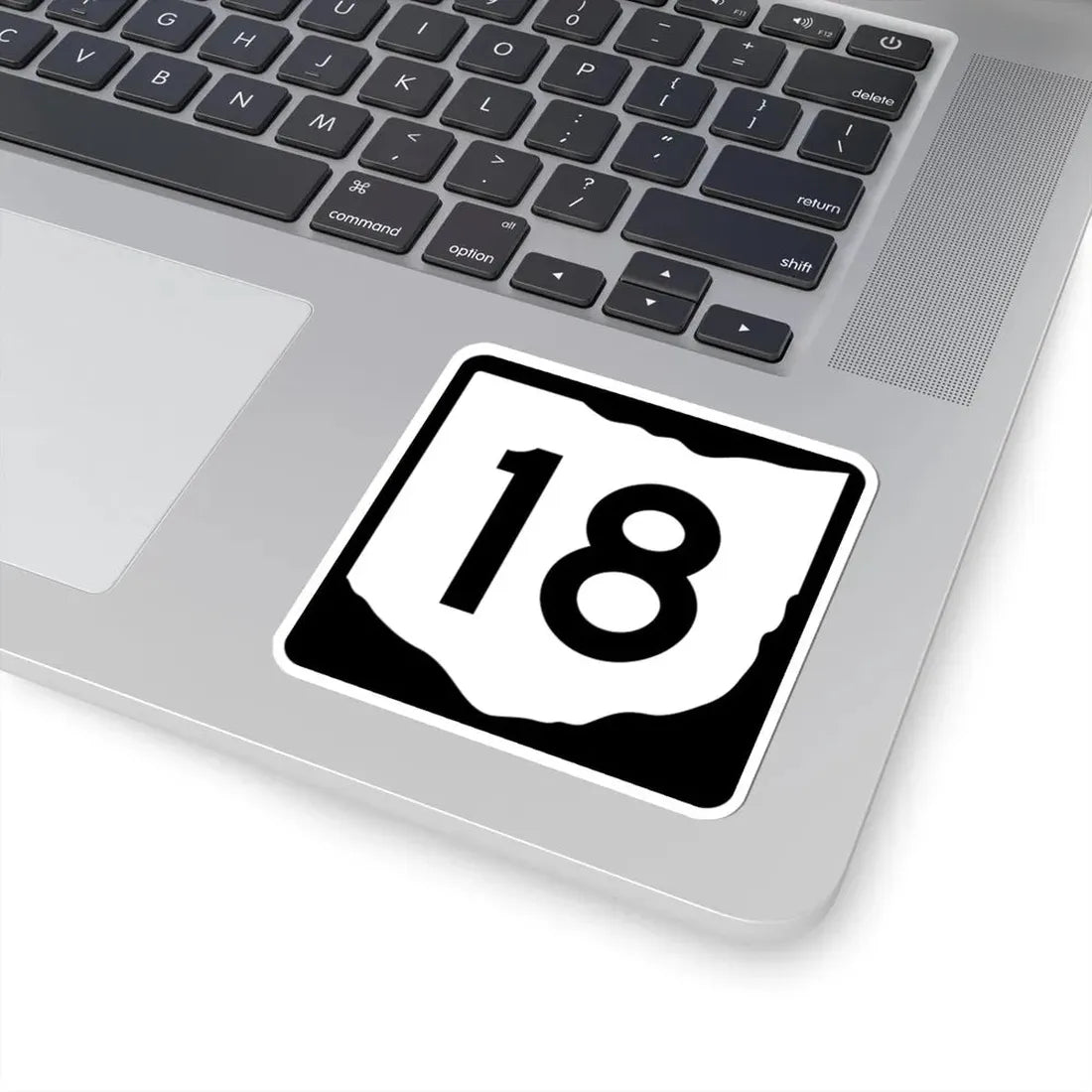 OH-18 (Ohio) (Road Sign) STICKER Vinyl Kiss-Cut Decal - The Sticker Space
