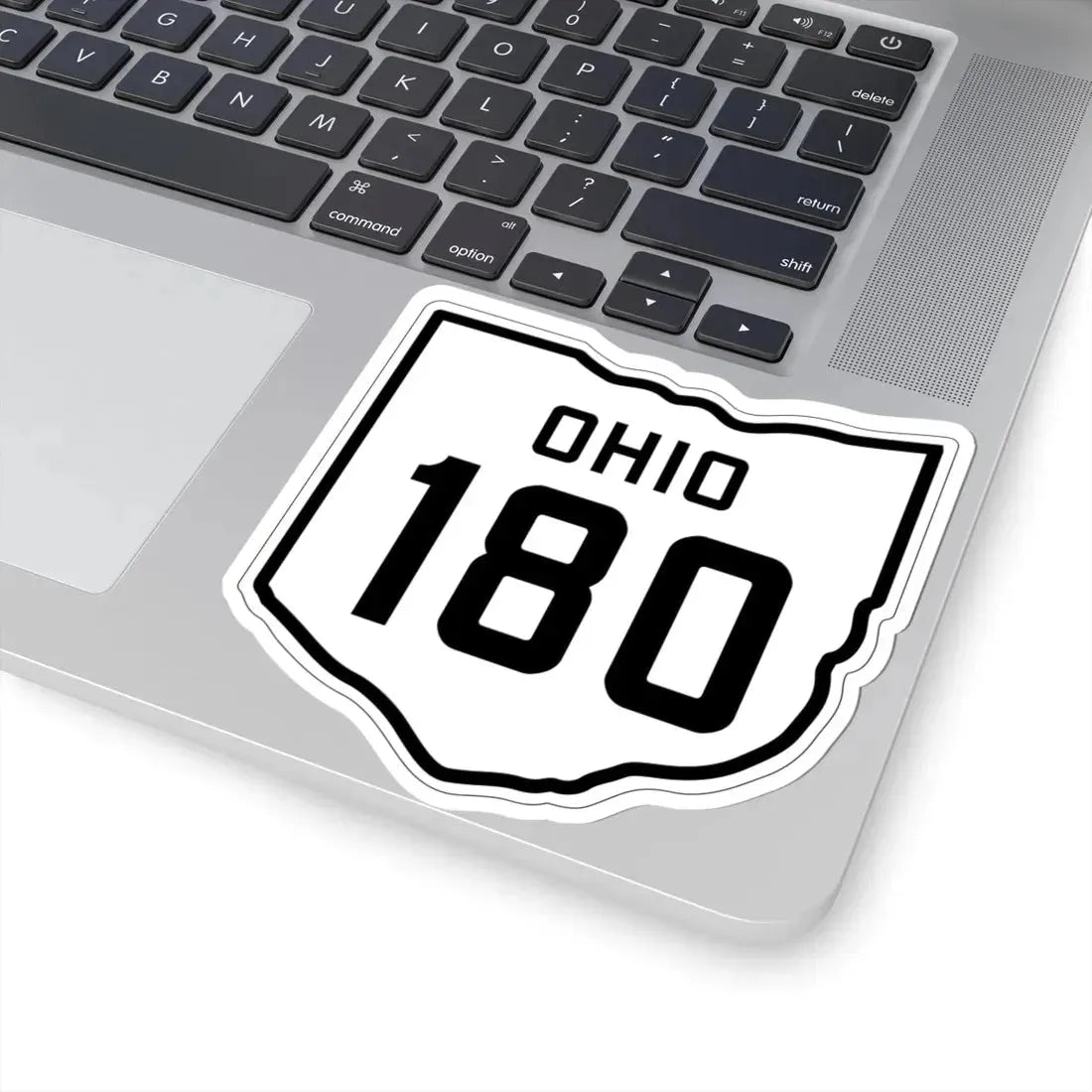 OH-180 1927 (Ohio) (Road Sign) STICKER Vinyl Kiss-Cut Decal - The Sticker Space