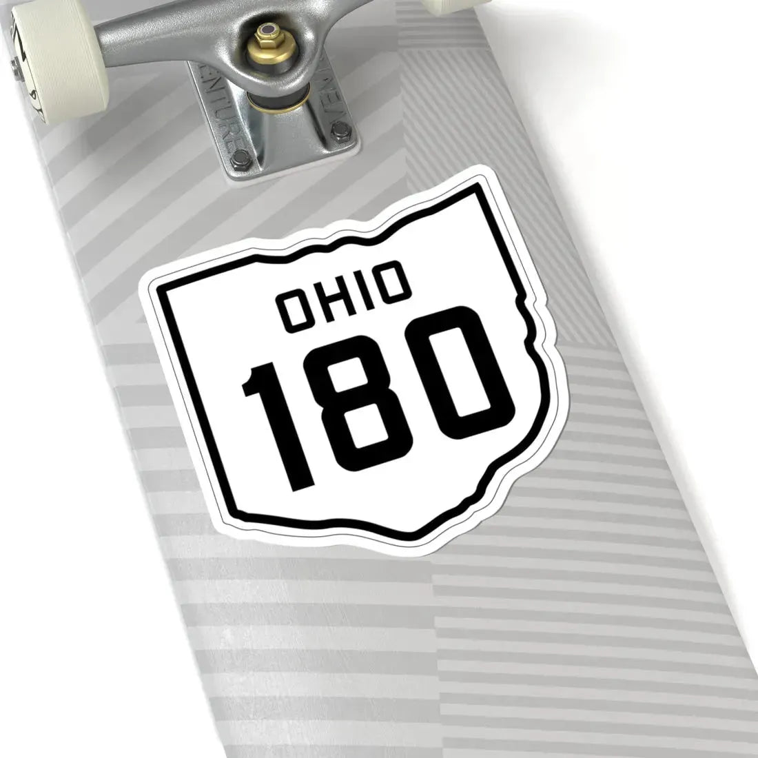 OH-180 1927 (Ohio) (Road Sign) STICKER Vinyl Kiss-Cut Decal - The Sticker Space