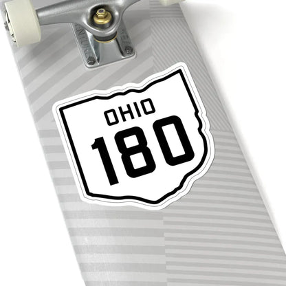 OH-180 1927 (Ohio) (Road Sign) STICKER Vinyl Kiss-Cut Decal - The Sticker Space