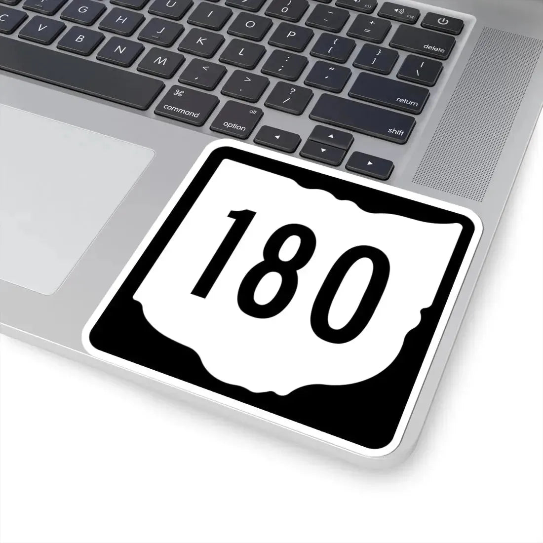OH-180 1967 (Ohio) (Road Sign) STICKER Vinyl Kiss-Cut Decal - The Sticker Space