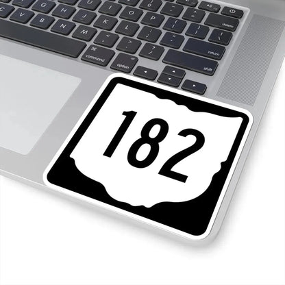 OH-182 1967 (Ohio) (Road Sign) STICKER Vinyl Kiss-Cut Decal - The Sticker Space
