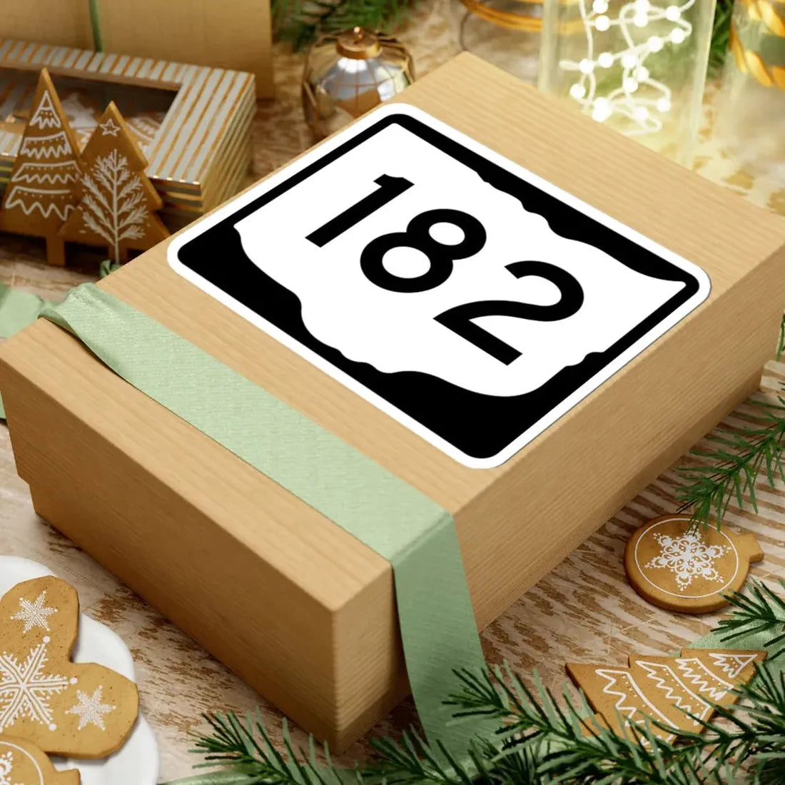 OH-182 (Ohio) (Road Sign) STICKER Vinyl Kiss-Cut Decal - The Sticker Space