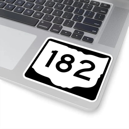 OH-182 (Ohio) (Road Sign) STICKER Vinyl Kiss-Cut Decal - The Sticker Space