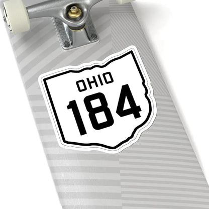 OH-184 1927 (Ohio) (Road Sign) STICKER Vinyl Kiss-Cut Decal - The Sticker Space