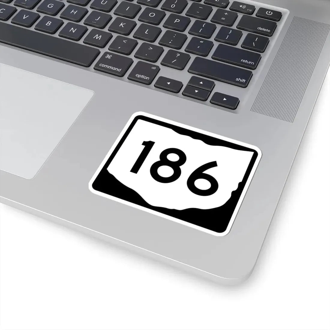 OH-186 (Ohio) (Road Sign) STICKER Vinyl Kiss-Cut Decal - The Sticker Space