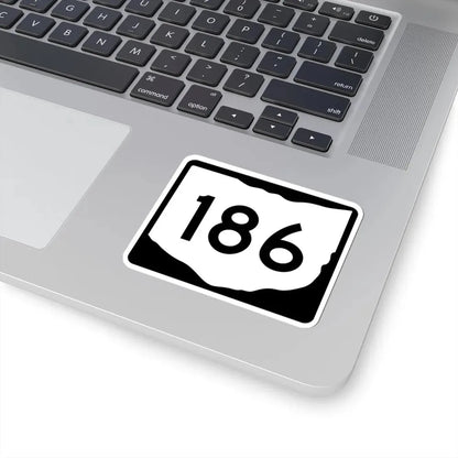 OH-186 (Ohio) (Road Sign) STICKER Vinyl Kiss-Cut Decal - The Sticker Space