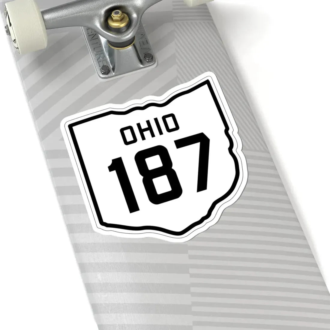 OH-187 1927 (Ohio) (Road Sign) STICKER Vinyl Kiss-Cut Decal - The Sticker Space