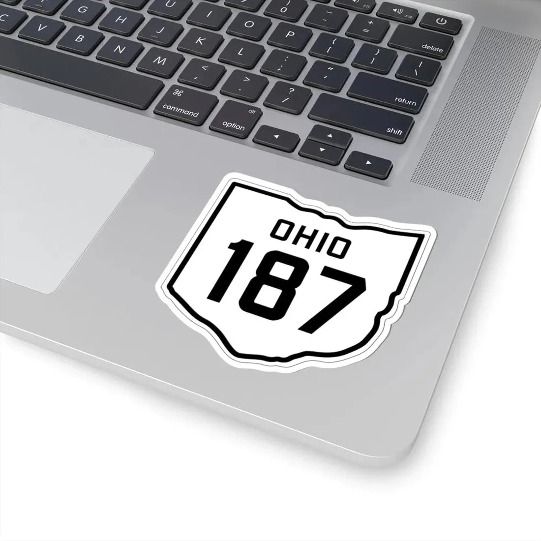 OH-187 1927 (Ohio) (Road Sign) STICKER Vinyl Kiss-Cut Decal - The Sticker Space