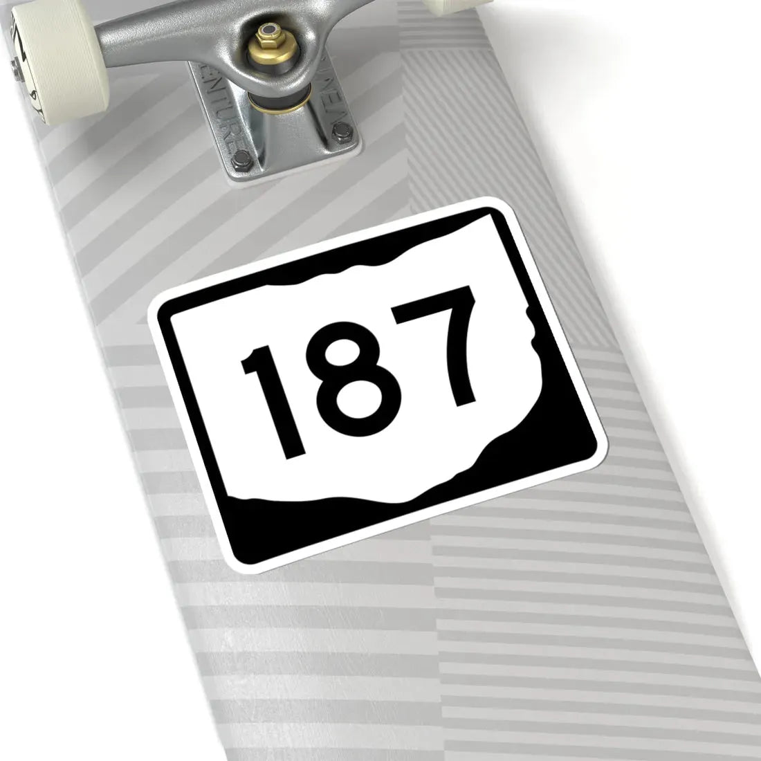 OH-187 (Ohio) (Road Sign) STICKER Vinyl Kiss-Cut Decal - The Sticker Space