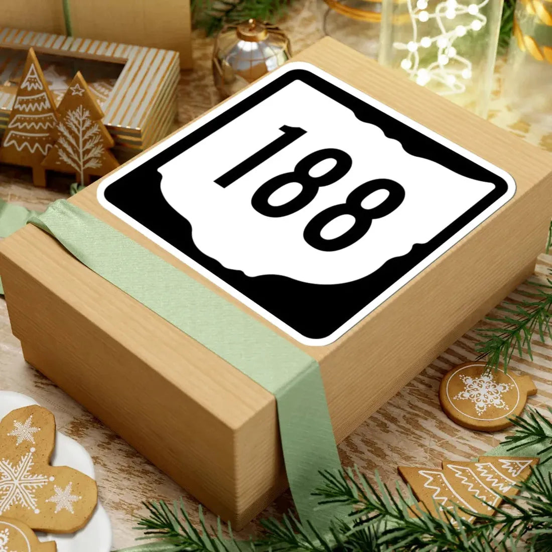 OH-188 1967 (Ohio) (Road Sign) STICKER Vinyl Kiss-Cut Decal - The Sticker Space