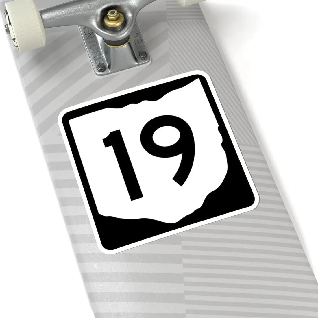 OH-19 (Ohio) (Road Sign) STICKER Vinyl Kiss-Cut Decal - The Sticker Space
