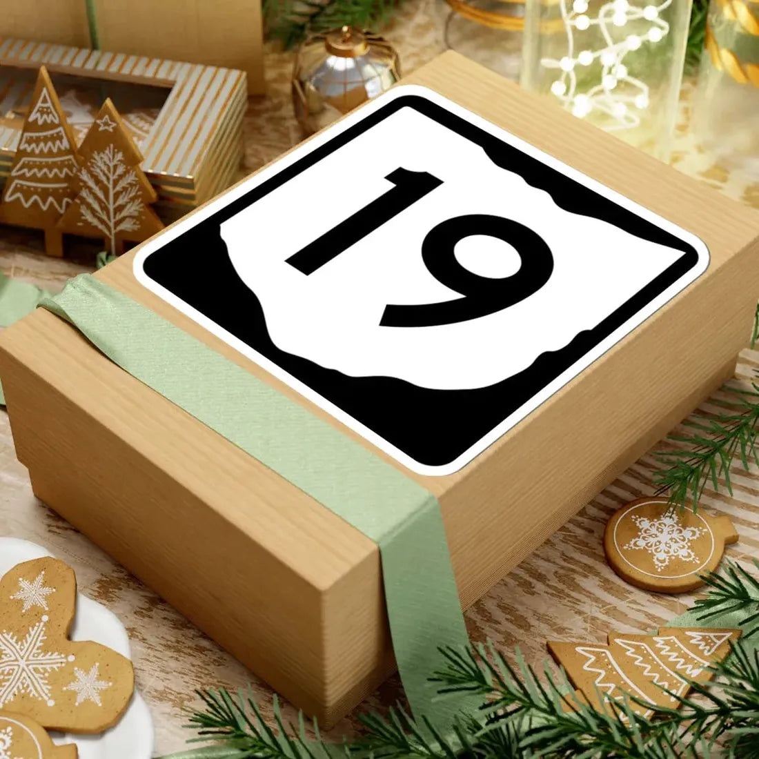 OH-19 (Ohio) (Road Sign) STICKER Vinyl Kiss-Cut Decal - The Sticker Space