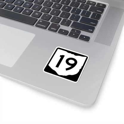 OH-19 (Ohio) (Road Sign) STICKER Vinyl Kiss-Cut Decal - The Sticker Space