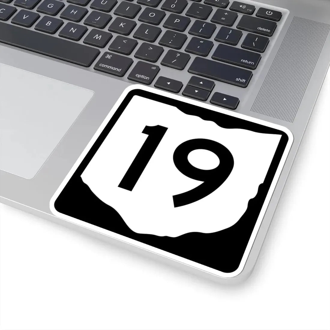 OH-19 (Ohio) (Road Sign) STICKER Vinyl Kiss-Cut Decal - The Sticker Space