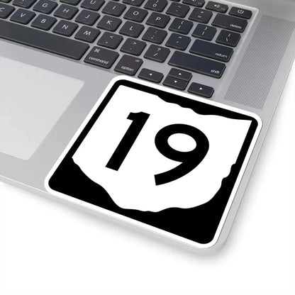 OH-19 (Ohio) (Road Sign) STICKER Vinyl Kiss-Cut Decal - The Sticker Space