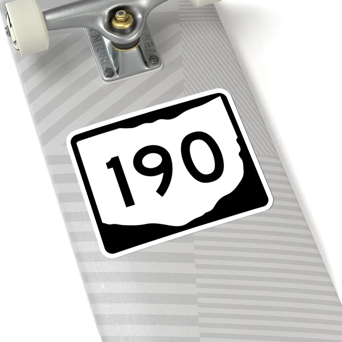 OH-190 (Ohio) (Road Sign) STICKER Vinyl Kiss-Cut Decal - The Sticker Space