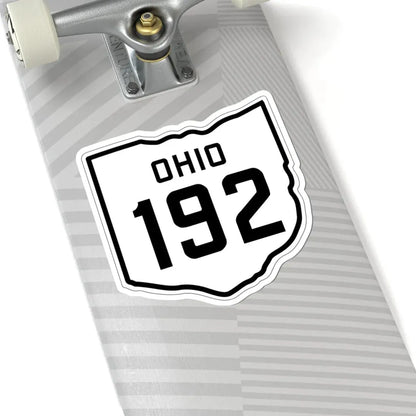 OH-192 1927 (Ohio) (Road Sign) STICKER Vinyl Kiss-Cut Decal - The Sticker Space