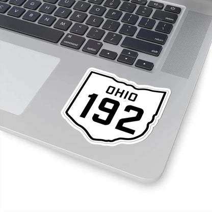 OH-192 1927 (Ohio) (Road Sign) STICKER Vinyl Kiss-Cut Decal - The Sticker Space
