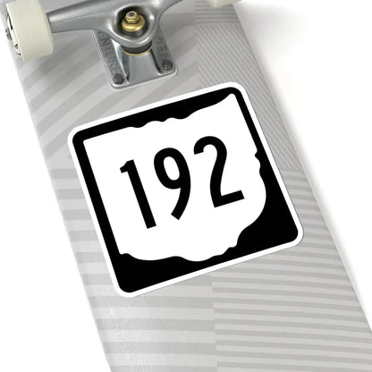 OH-192 1967 (Ohio) (Road Sign) STICKER Vinyl Kiss-Cut Decal - The Sticker Space