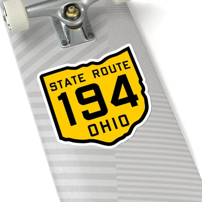 OH-194 1920 (Ohio) (Road Sign) STICKER Vinyl Kiss-Cut Decal - The Sticker Space