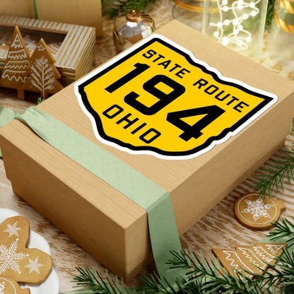 OH-194 1920 (Ohio) (Road Sign) STICKER Vinyl Kiss-Cut Decal - The Sticker Space