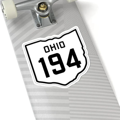 OH-194 1927 (Ohio) (Road Sign) STICKER Vinyl Kiss-Cut Decal - The Sticker Space