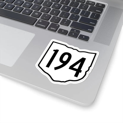 OH-194 1960 (Ohio) (Road Sign) STICKER Vinyl Kiss-Cut Decal - The Sticker Space
