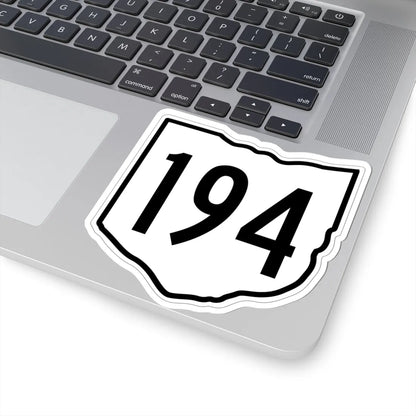 OH-194 1960 (Ohio) (Road Sign) STICKER Vinyl Kiss-Cut Decal - The Sticker Space