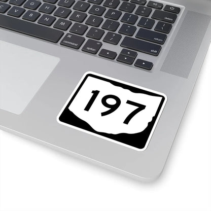 OH-197 (Ohio) (Road Sign) STICKER Vinyl Kiss-Cut Decal - The Sticker Space