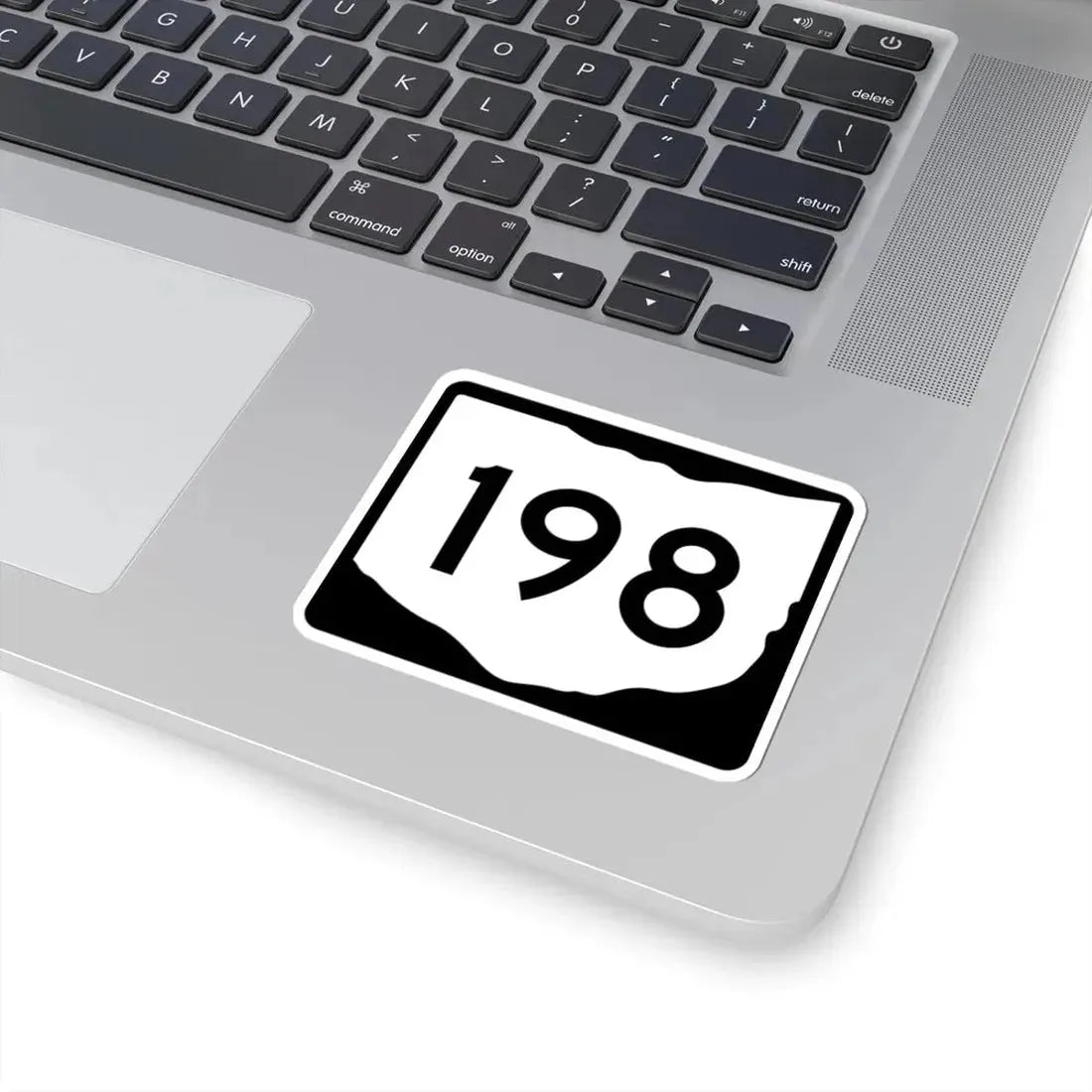 OH-198 (Ohio) (Road Sign) STICKER Vinyl Kiss-Cut Decal - The Sticker Space