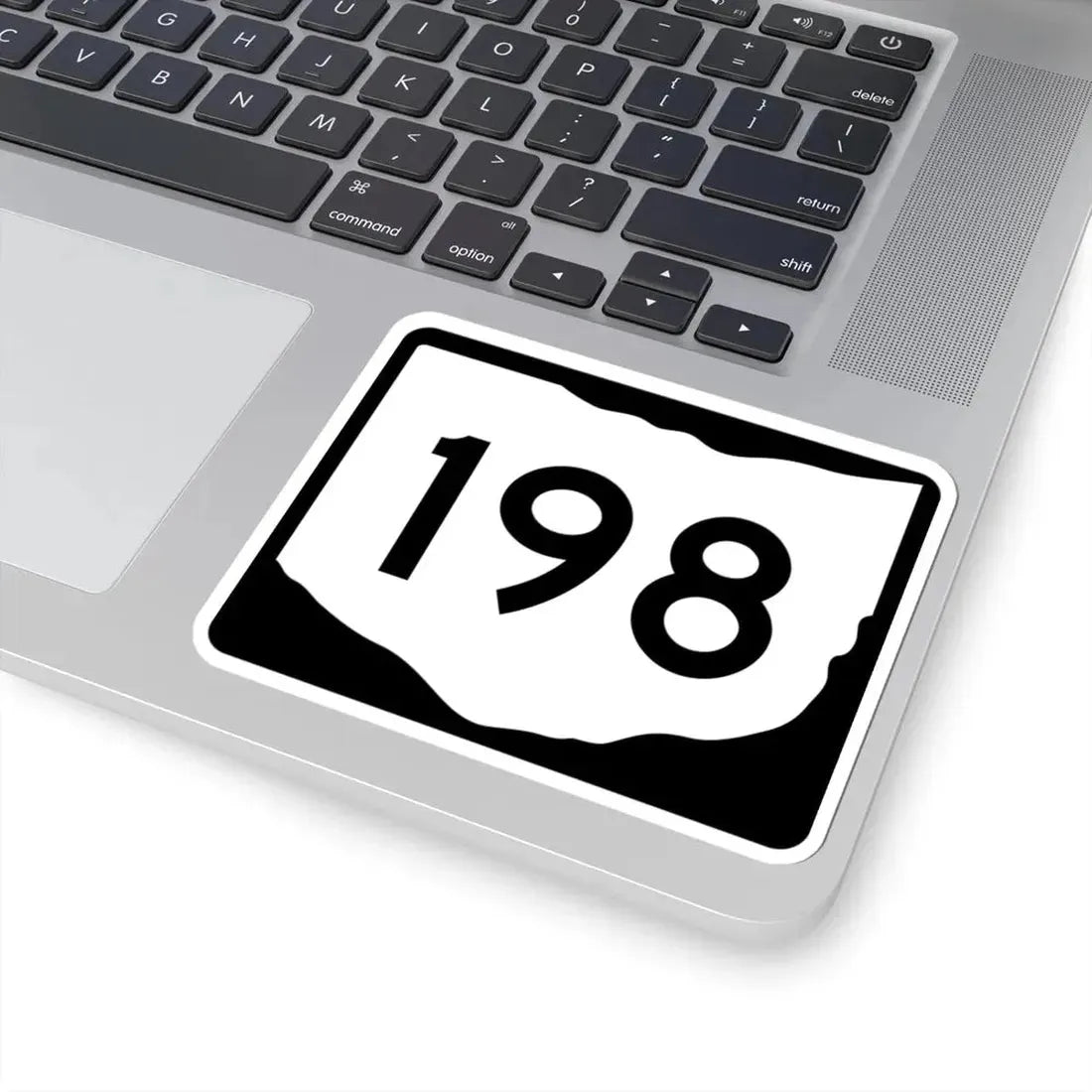 OH-198 (Ohio) (Road Sign) STICKER Vinyl Kiss-Cut Decal - The Sticker Space