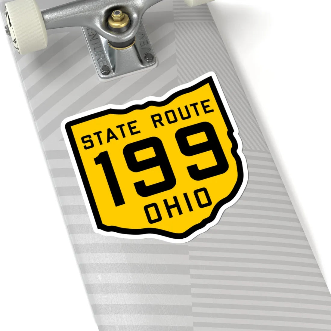 OH-199 1920 (Ohio) (Road Sign) STICKER Vinyl Kiss-Cut Decal - The Sticker Space