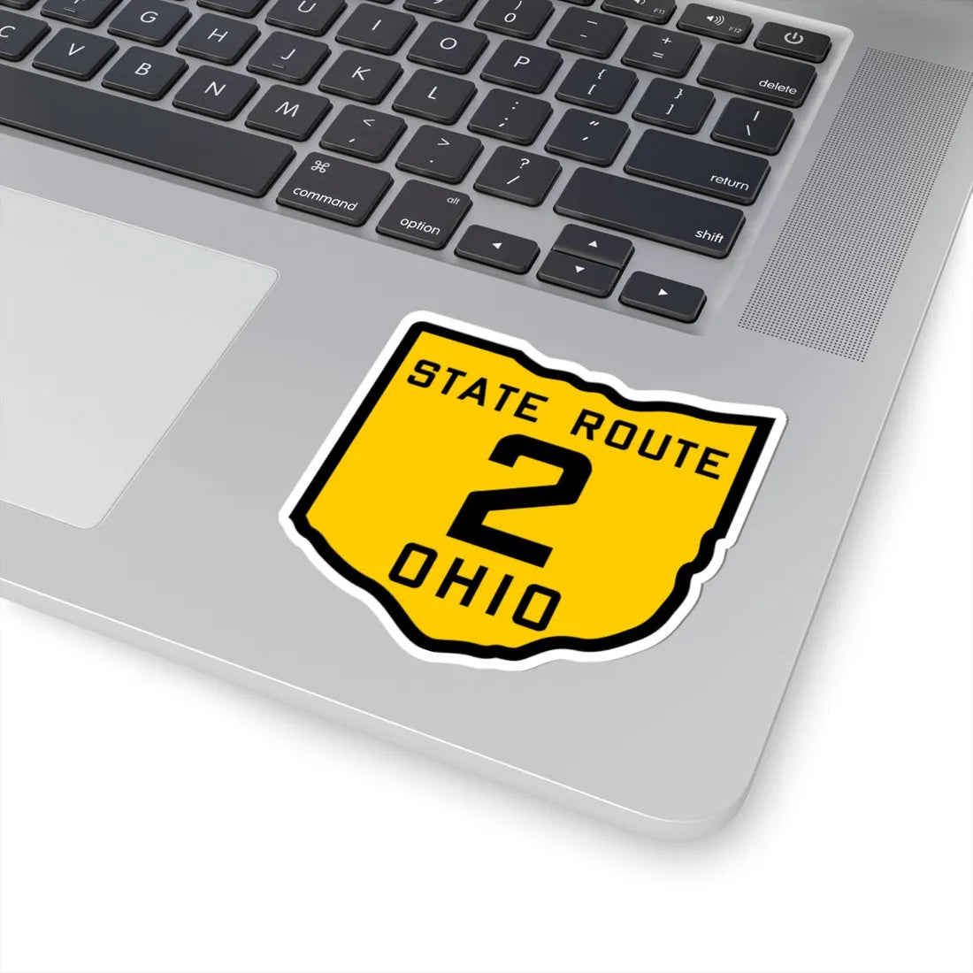 OH-2 1920 (Ohio) (Road Sign) STICKER Vinyl Kiss-Cut Decal - The Sticker Space