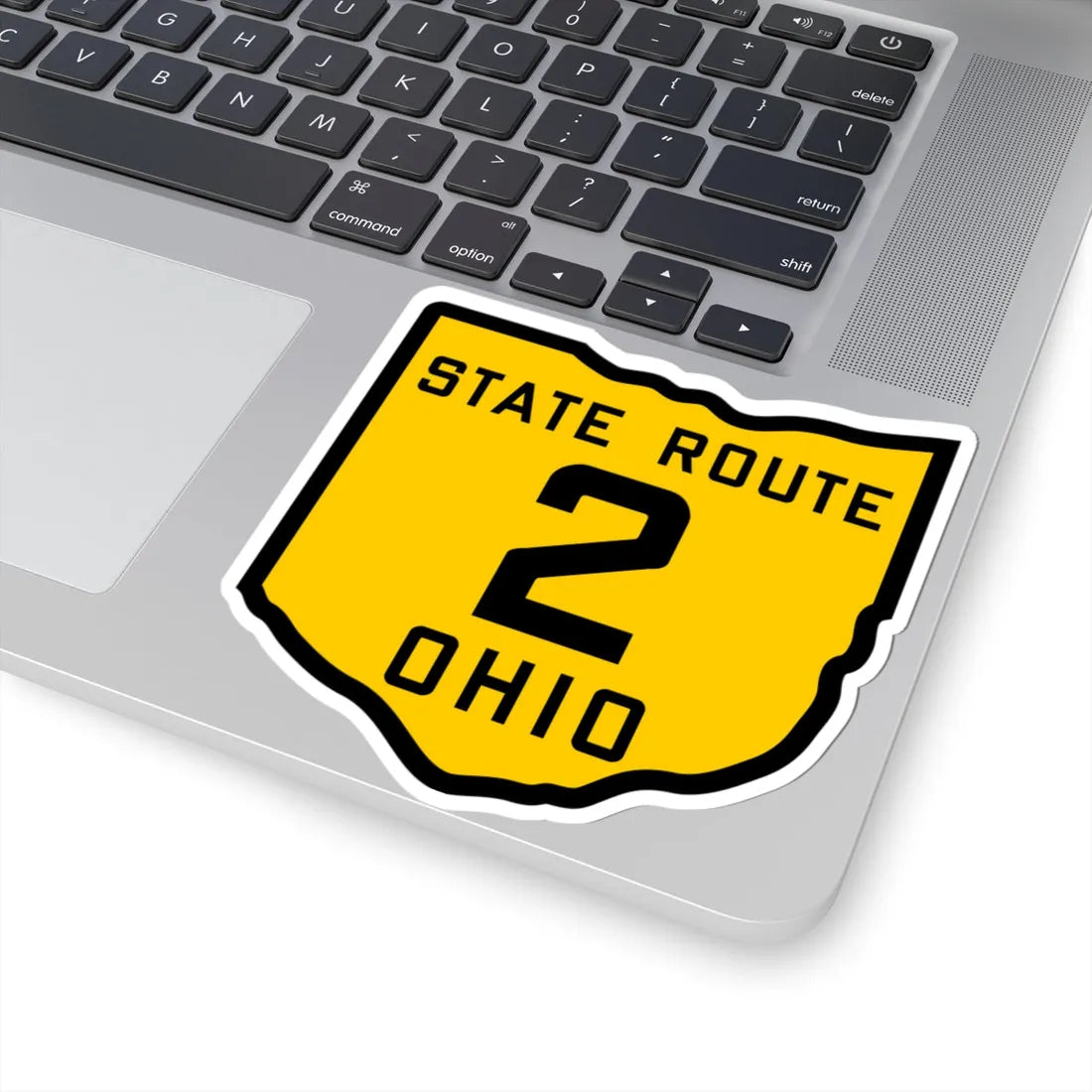 OH-2 1920 (Ohio) (Road Sign) STICKER Vinyl Kiss-Cut Decal - The Sticker Space