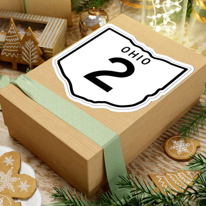 OH-2 1948 (Ohio) (Road Sign) STICKER Vinyl Kiss-Cut Decal - The Sticker Space