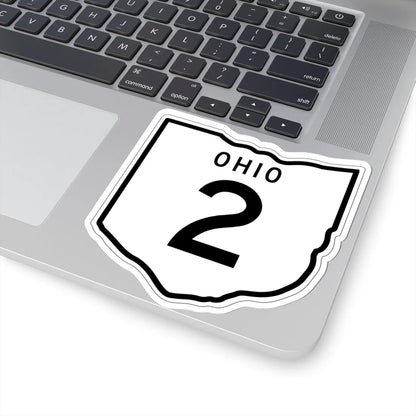OH-2 1948 (Ohio) (Road Sign) STICKER Vinyl Kiss-Cut Decal - The Sticker Space