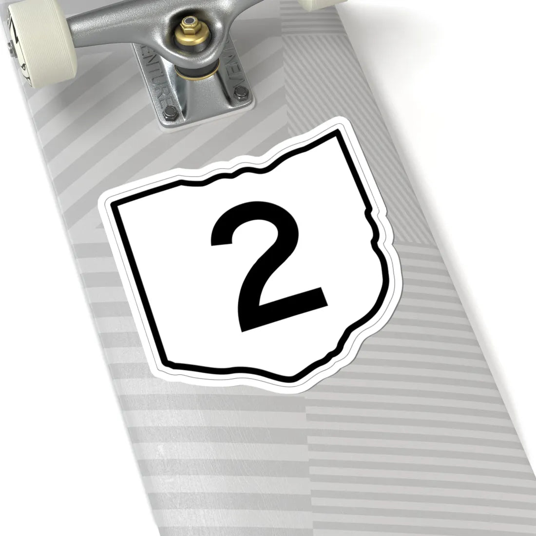 OH-2 1960 (Ohio) (Road Sign) STICKER Vinyl Kiss-Cut Decal - The Sticker Space