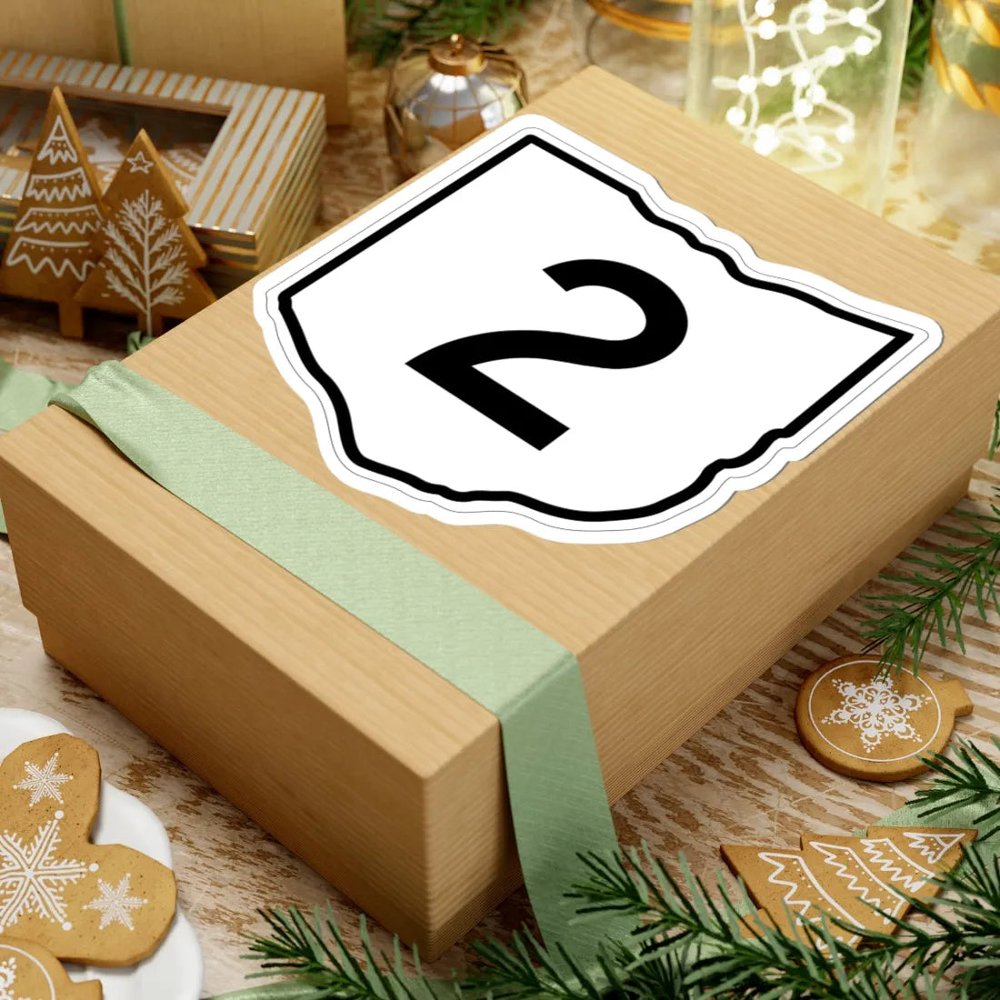 OH-2 1960 (Ohio) (Road Sign) STICKER Vinyl Kiss-Cut Decal - The Sticker Space