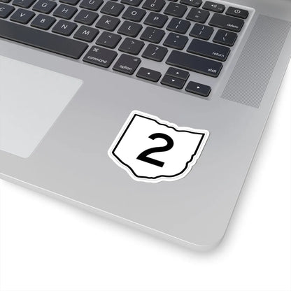 OH-2 1960 (Ohio) (Road Sign) STICKER Vinyl Kiss-Cut Decal - The Sticker Space