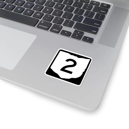OH-2 (Ohio) (Road Sign) STICKER Vinyl Kiss-Cut Decal - The Sticker Space