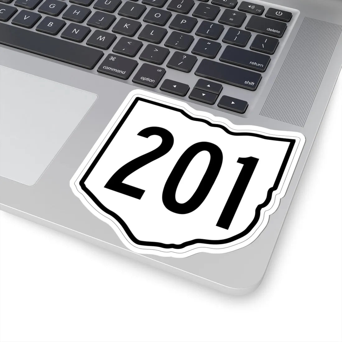 OH-201 1960 (Ohio) (Road Sign) STICKER Vinyl Kiss-Cut Decal - The Sticker Space