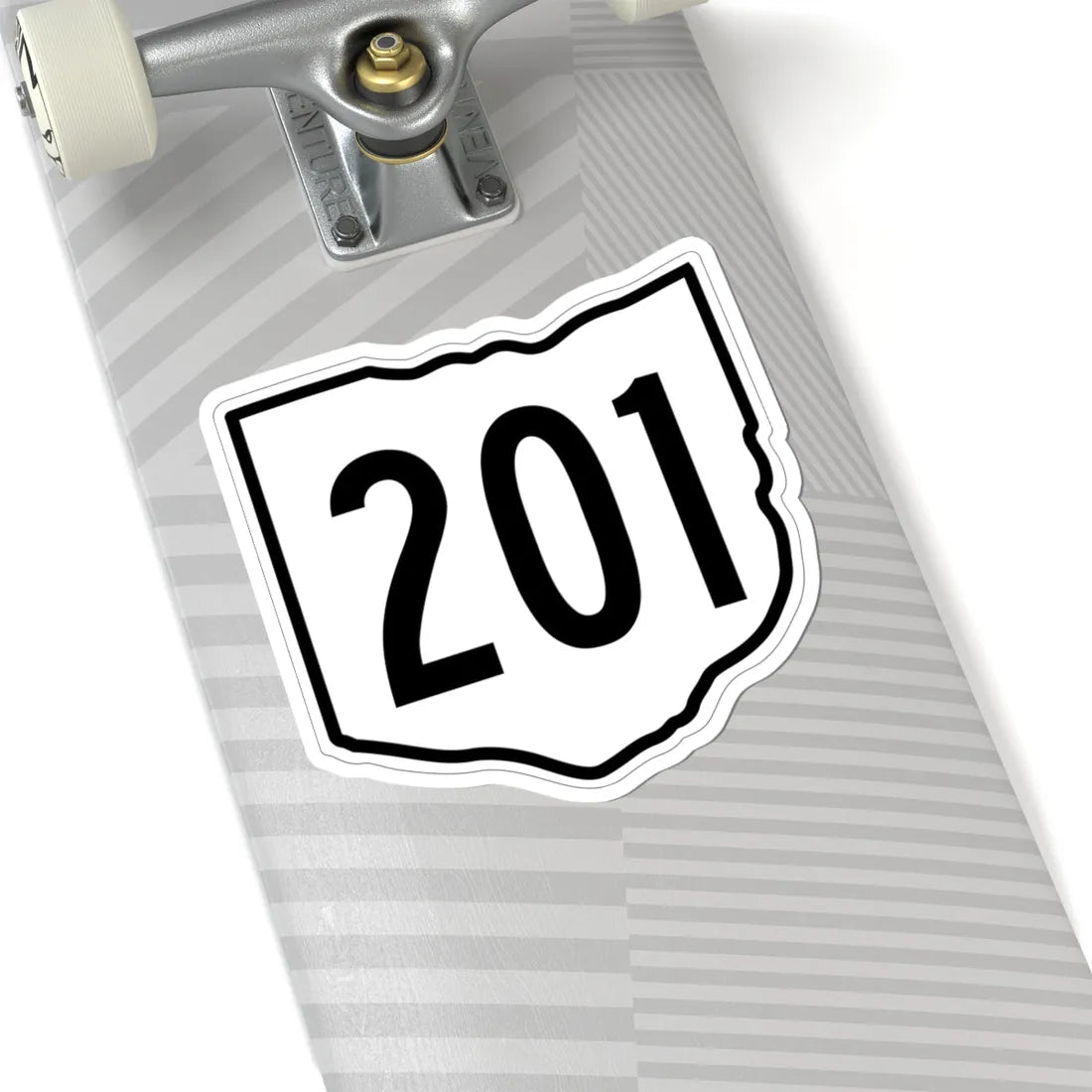 OH-201 1960 (Ohio) (Road Sign) STICKER Vinyl Kiss-Cut Decal - The Sticker Space