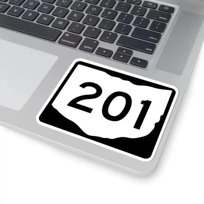 OH-201 (Ohio) (Road Sign) STICKER Vinyl Kiss-Cut Decal - The Sticker Space