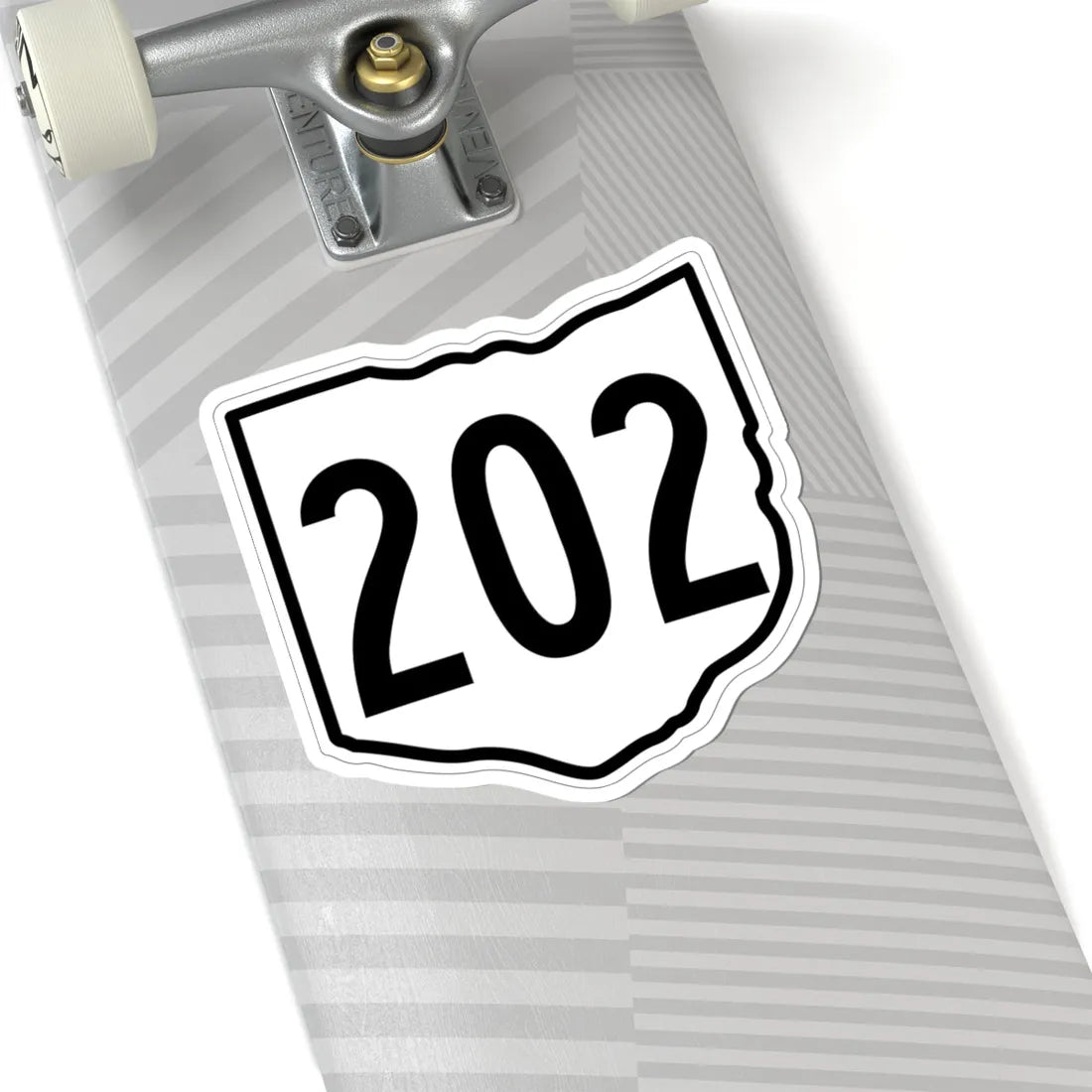 OH-202 1960 (Ohio) (Road Sign) STICKER Vinyl Kiss-Cut Decal - The Sticker Space