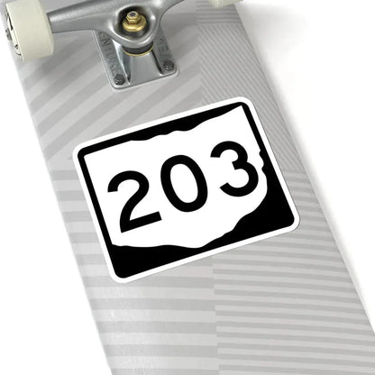 OH-203 (Ohio) (Road Sign) STICKER Vinyl Kiss-Cut Decal - The Sticker Space